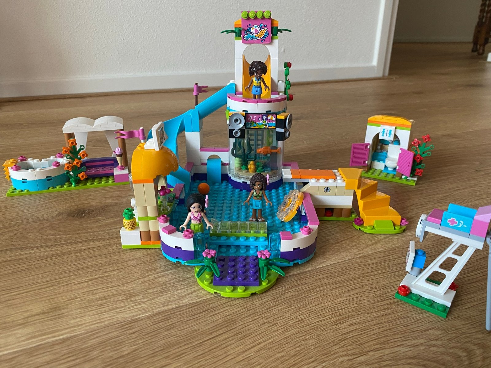 Lego Friends Zwembad Set 41313 - Compleet met boekjes, Ophalen, Gebruikt