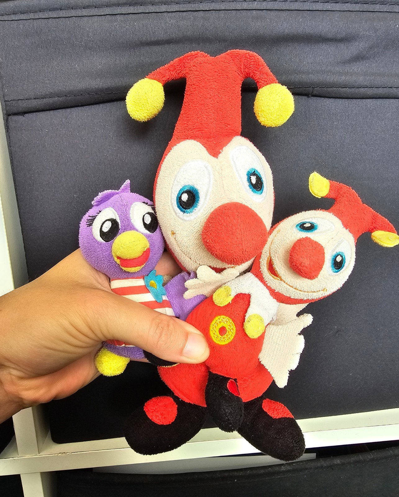 Jokie en Jet knuffels Efteling. 3 knuffels kleine en grotere, Ophalen of Verzenden, Gebruikt, Overige typen