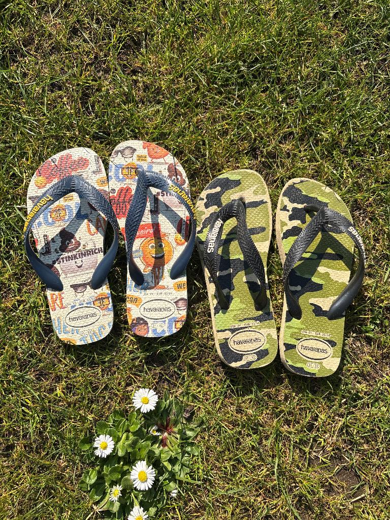 Havaianas slipper maat 31 - 32, Gebruikt, Verzenden, Jongen of Meisje, Overige typen