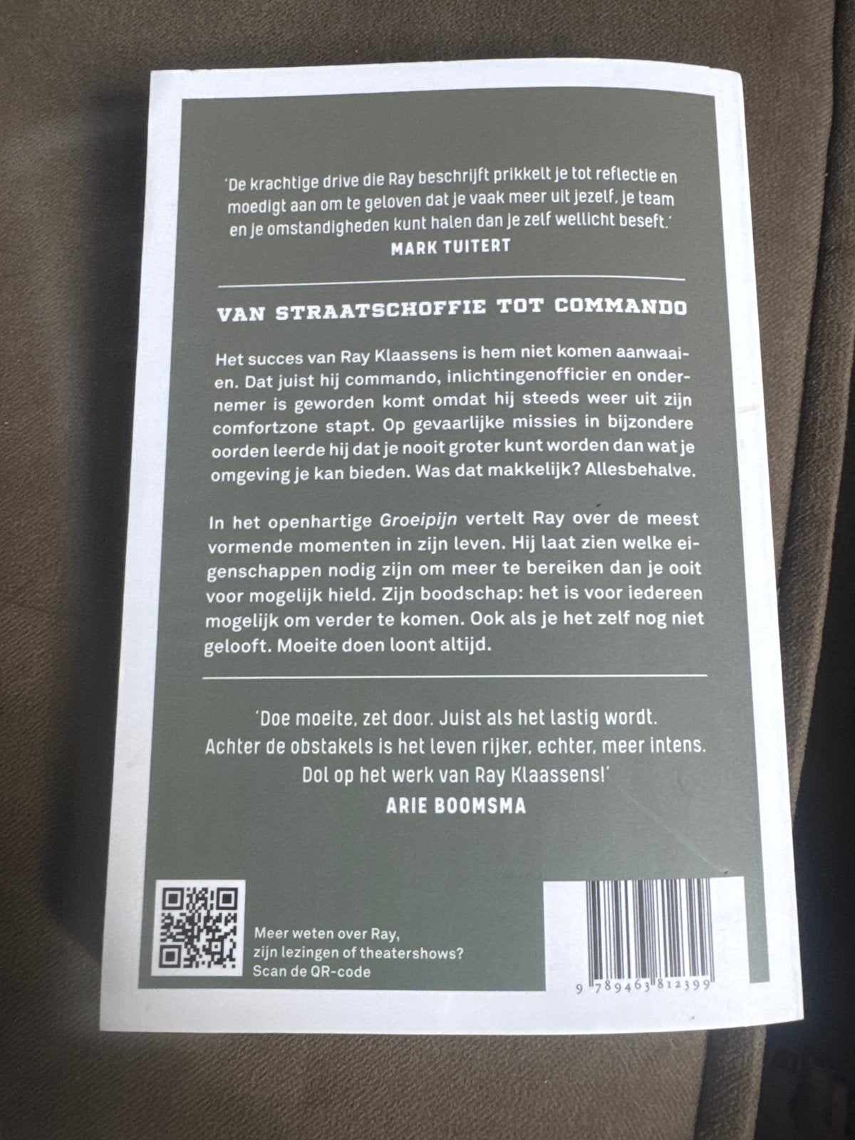 Ray Klaassens - Groeipijn, Ophalen of Verzenden, Zo goed als nieuw, Ray Klaassens