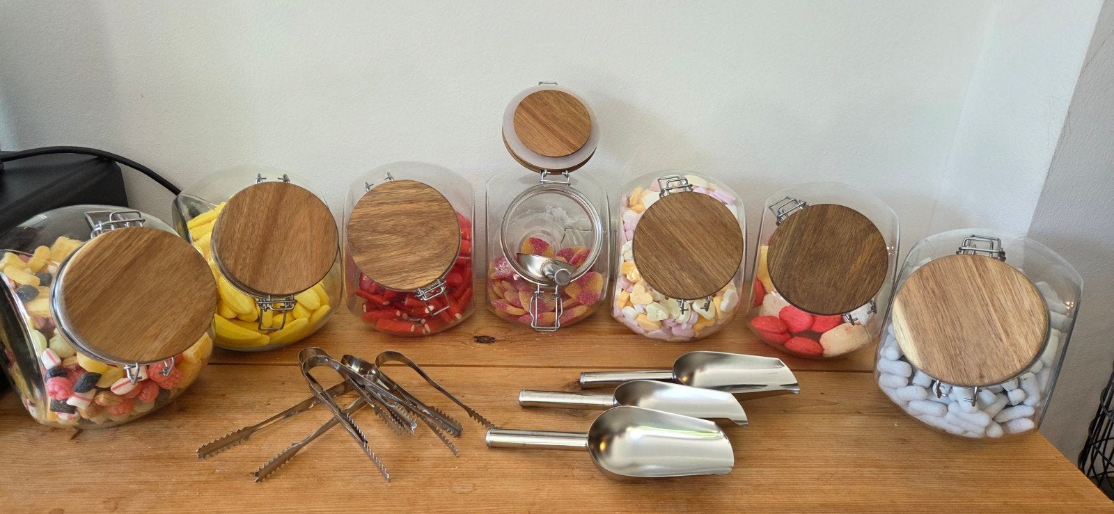 Snoep potten met scherpjes, Ophalen, Met deksel, Pot, Bus of Blik, Glas