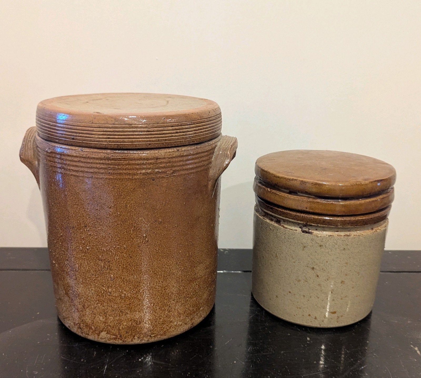 Vintage aardewerk potten: Moira (Engels) en Frans, Ophalen of Verzenden