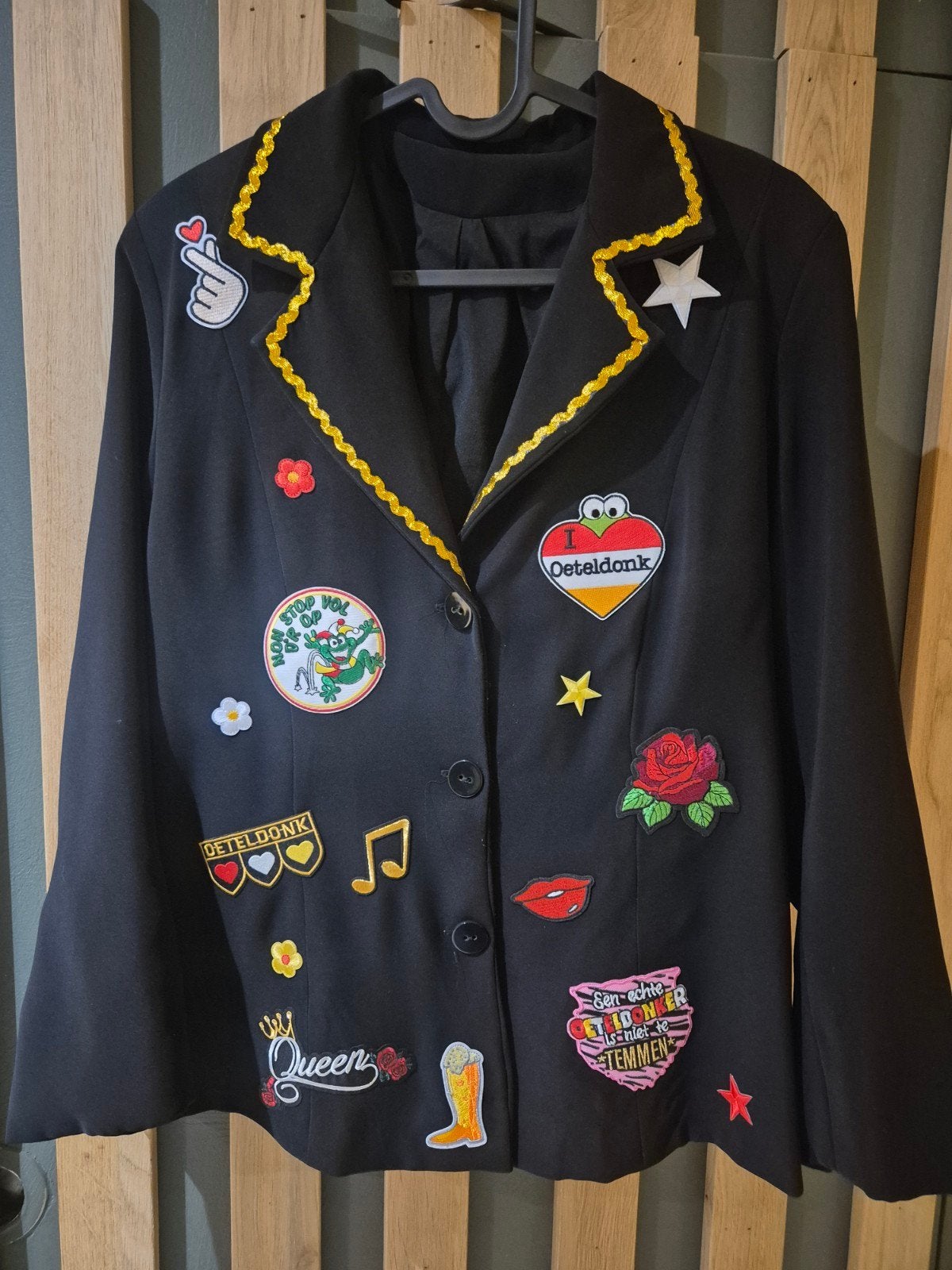 Carnavalsjas Oeteldonk Stijl - Dames, Kleding | Dames, Carnaval, Ophalen of Verzenden, Kleding, Maat 36 (S)