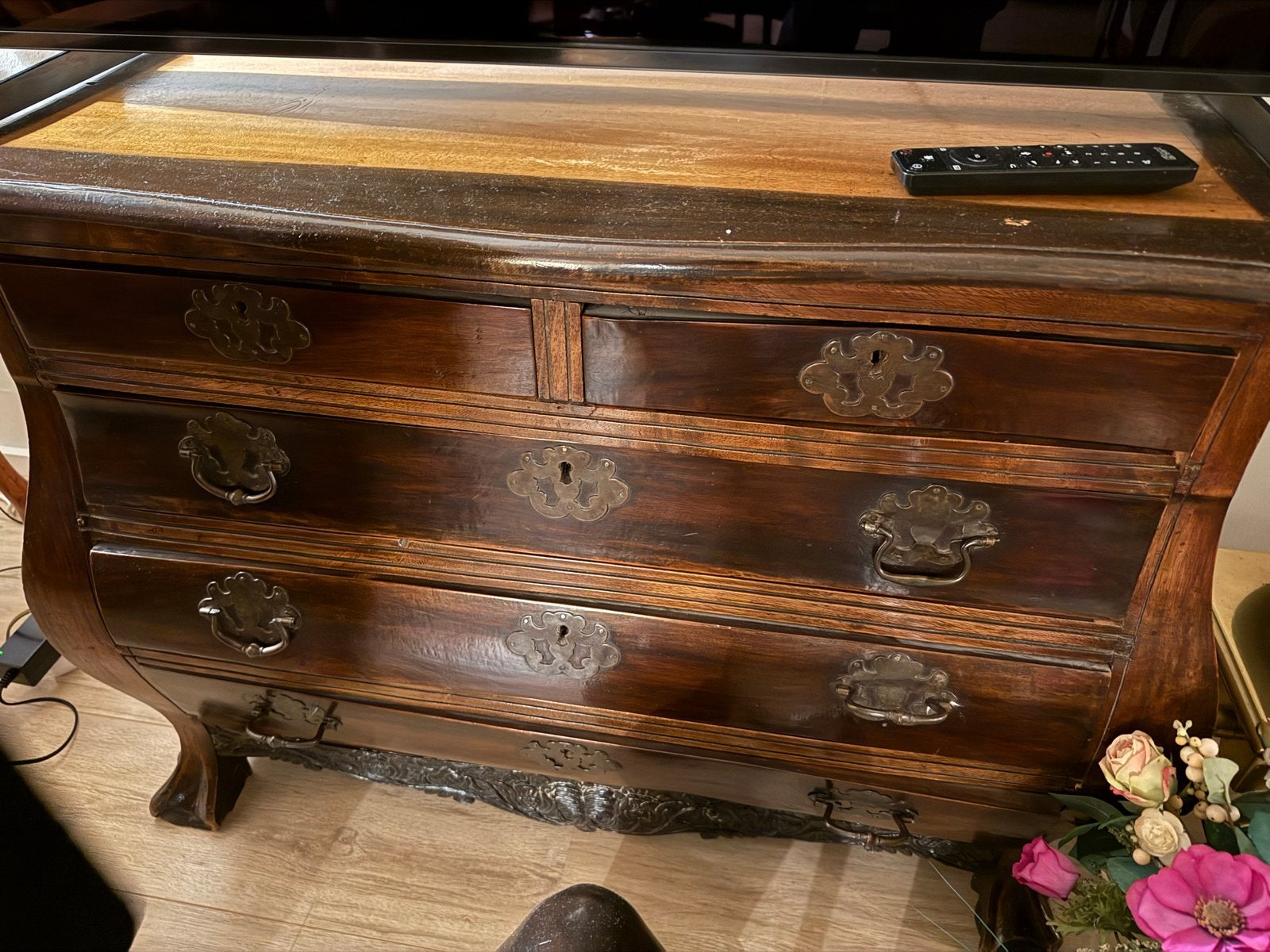 Antieke commode met 4 laden - Klassiek houten meubel, Ophalen
