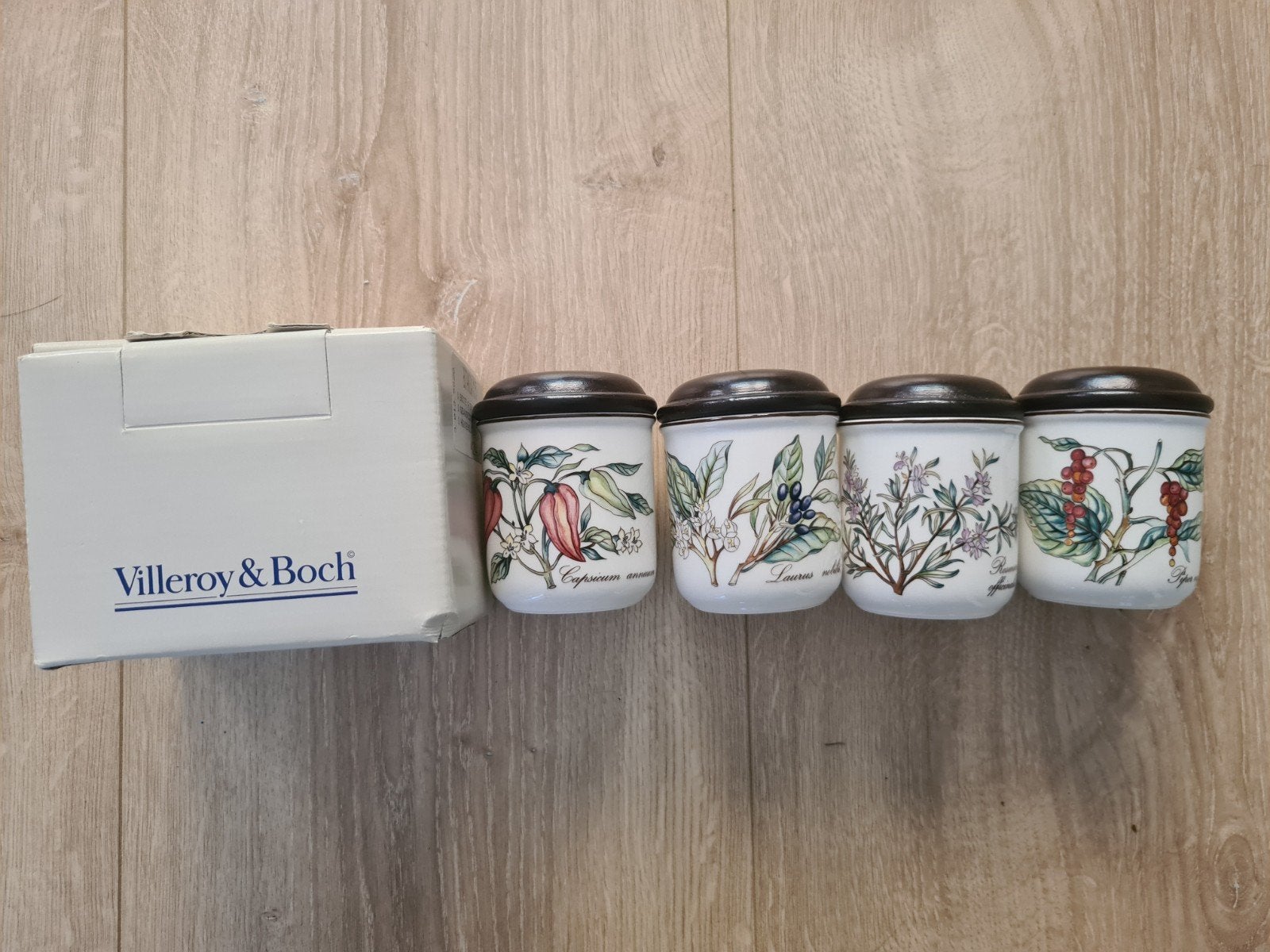 Vintage voorraadpotten van Villeroy & Boch, Ophalen, Nieuw, Overige stijlen, Porselein