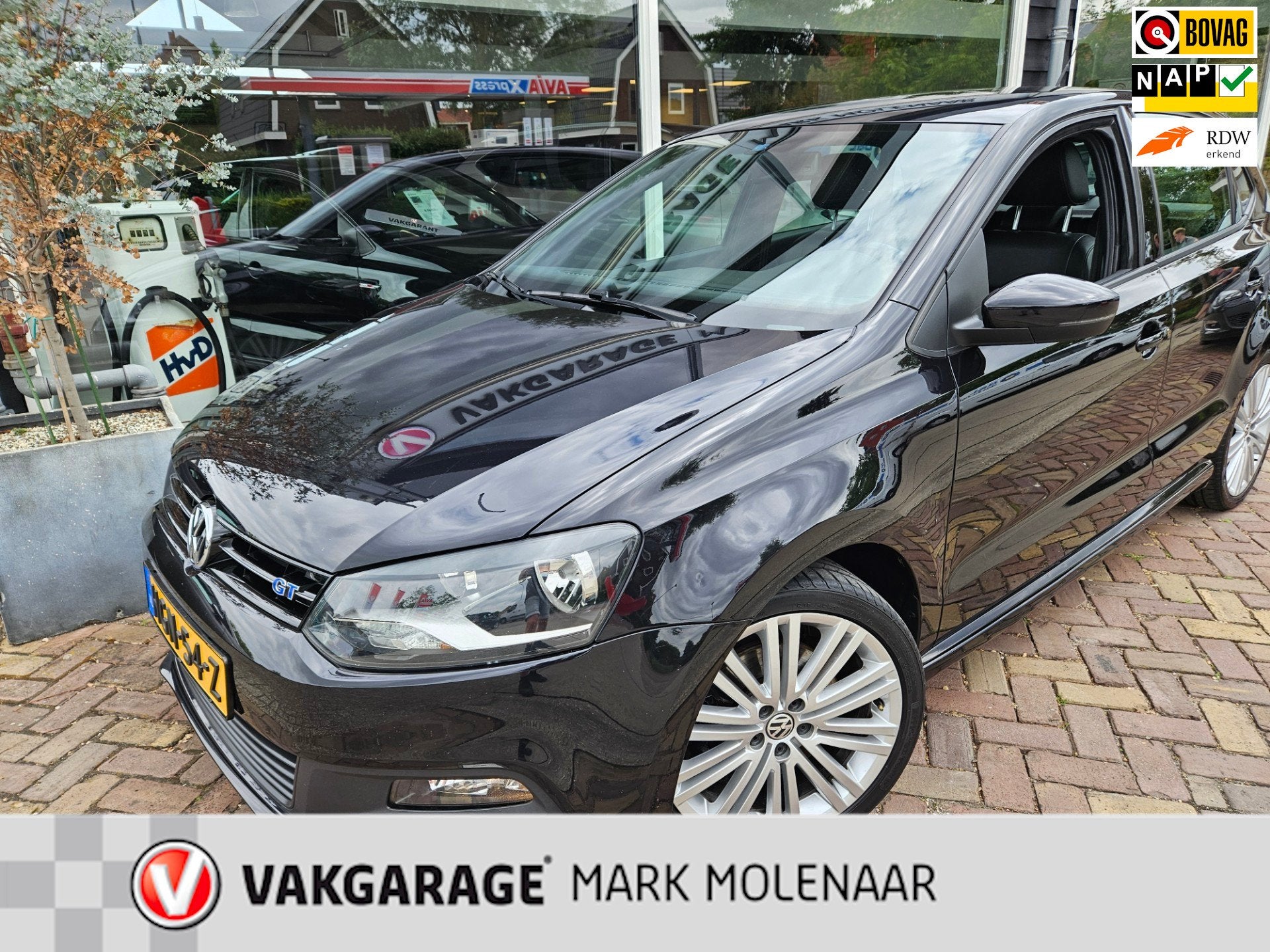 Volkswagen POLO 1.4 TSI Blue GT leuke,luxe uitgevoerde auto, Auto's, Voorwielaandrijving, Euro 5, 4 cilinders, Zwart