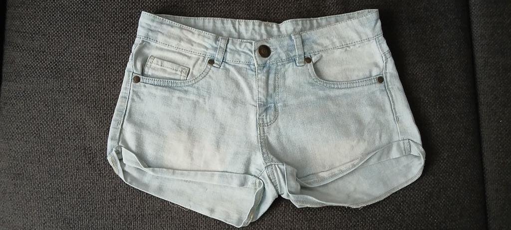 Lichtblauwe denim shorts Denim Co, maat 34, Kort, Blauw, Ophalen of Verzenden, Zo goed als nieuw