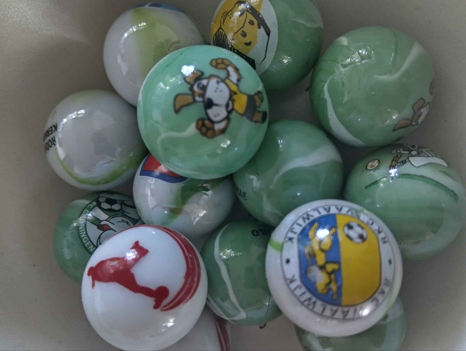 Grote Knikkers - Voetbalclubs Collectie, Verzamelen, Ophalen of Verzenden, Gebruikt, Overige binnenlandse clubs, Overige typen