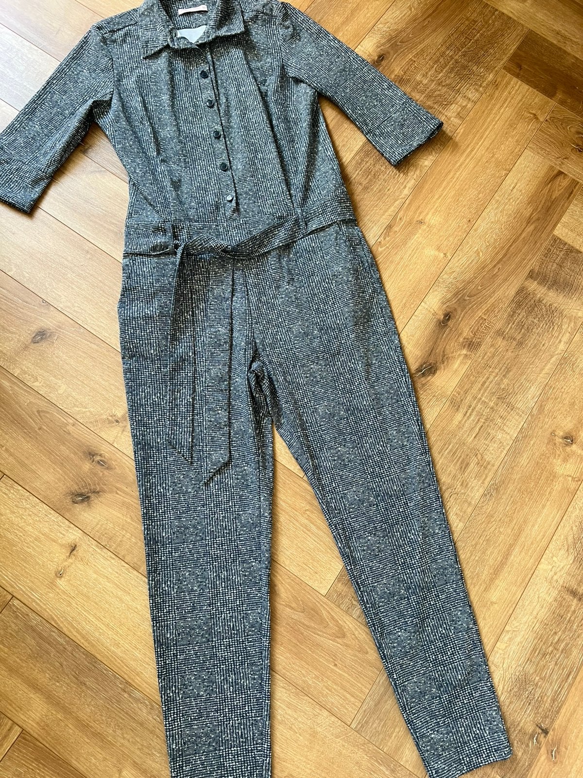Studio anneloes angelique check jumpsuit XXL donkerblauw, Kleding | Dames, Blauw, Maat 46/48 (XL) of groter, Ophalen of Verzenden