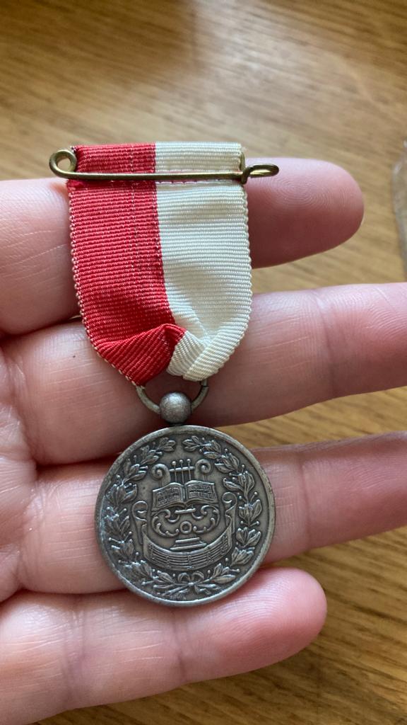 Oude medaille - Harmonie 67, Postzegels en Munten, Penningen en Medailles, Ophalen of Verzenden, Overige materialen, Nederland