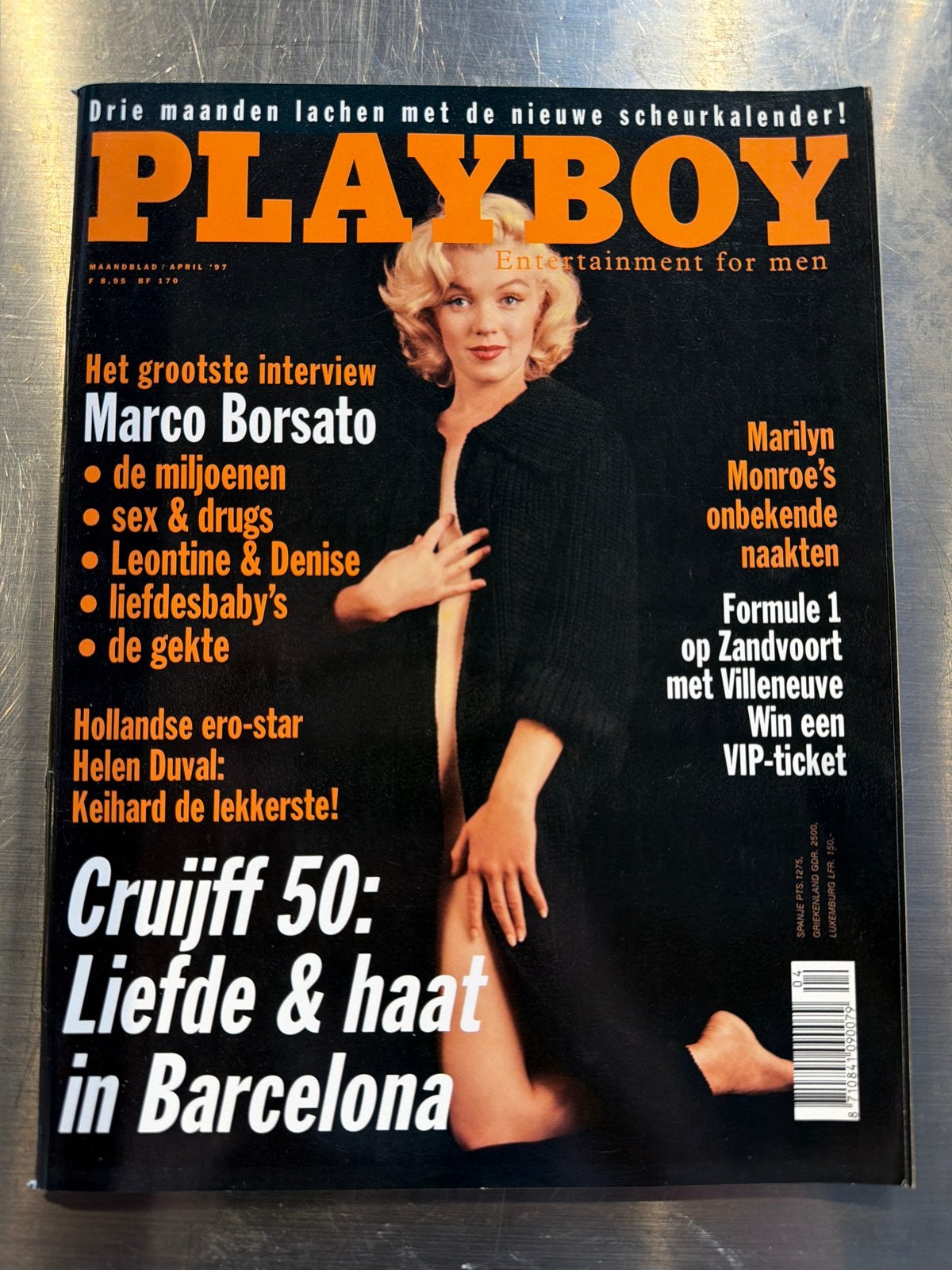 Playboy Magazine April '97 - Marilyn Monroe & Marco Borsato, Ophalen of Verzenden, Gelezen, Overige typen