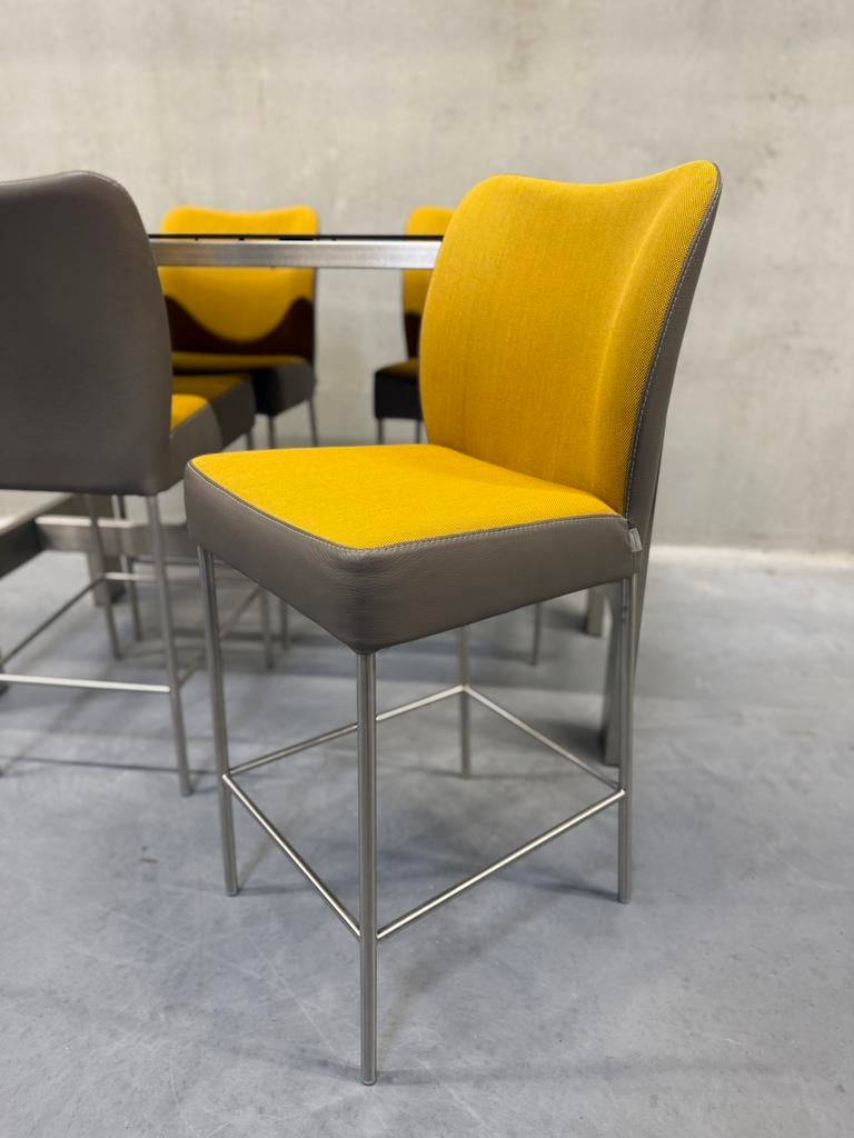 4 Nieuw Bert Plantagie Mambo Barstoel geel Barkruk Stoel, Huis en Inrichting, Barkrukken, 60 tot 90 cm, Nieuw, Ophalen of Verzenden