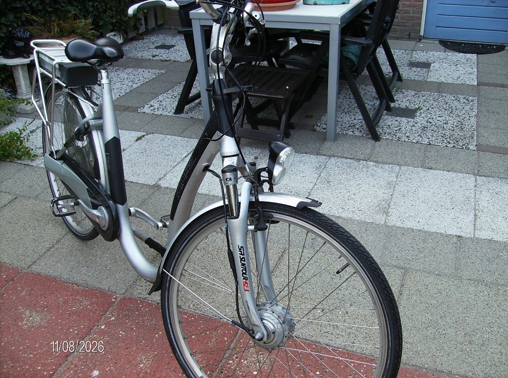 electrische damesfiets, Fietsen en Brommers, Elektrische fietsen, Minder dan 30 km per accu, Gebruikt, Minder dan 47 cm, Ophalen