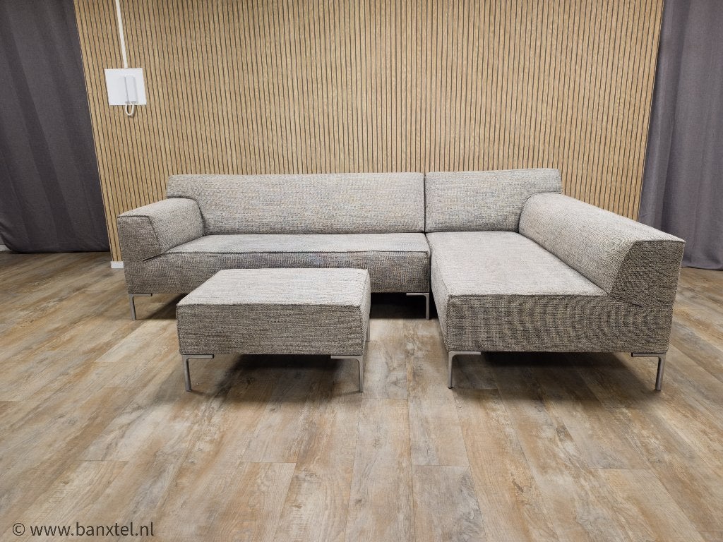 Z.G.A.N Beige Gemeleerd DESIGN ON STOCK Hoekbank !!!, Info@banxtel.nl, Hoekbank, Ophalen of Verzenden, Zo goed als nieuw