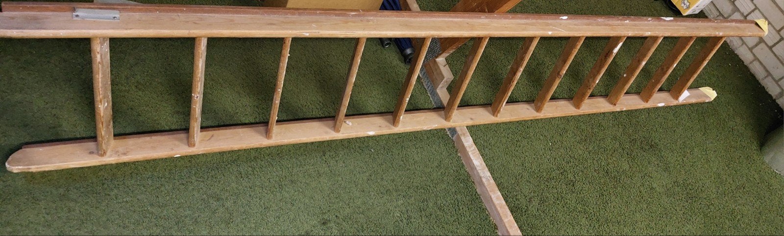 Stevige houten zoldertrap, Ophalen, Gebruikt, Trap, 2 tot 4 meter