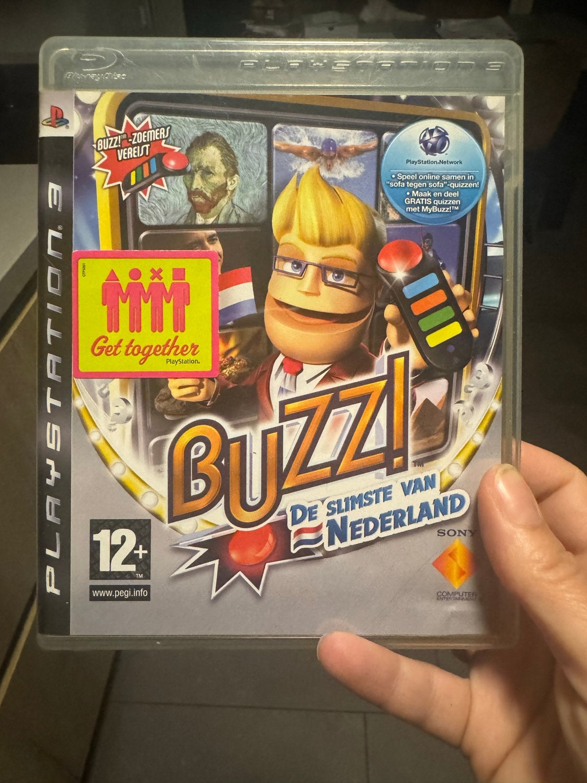 PS3 Buzz! De Slimste van Nederland (Quizgame), Spelcomputers en Games, Puzzel en Educatief, Gebruikt, Eén computer, Ophalen of Verzenden
