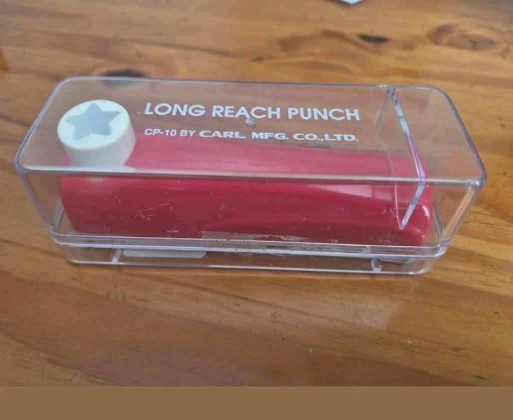 Long Reach Punch Ster pons CP 10- Carl Mfg. Co. Ltd., Ophalen of Verzenden, Zo goed als nieuw, Knutselwerk