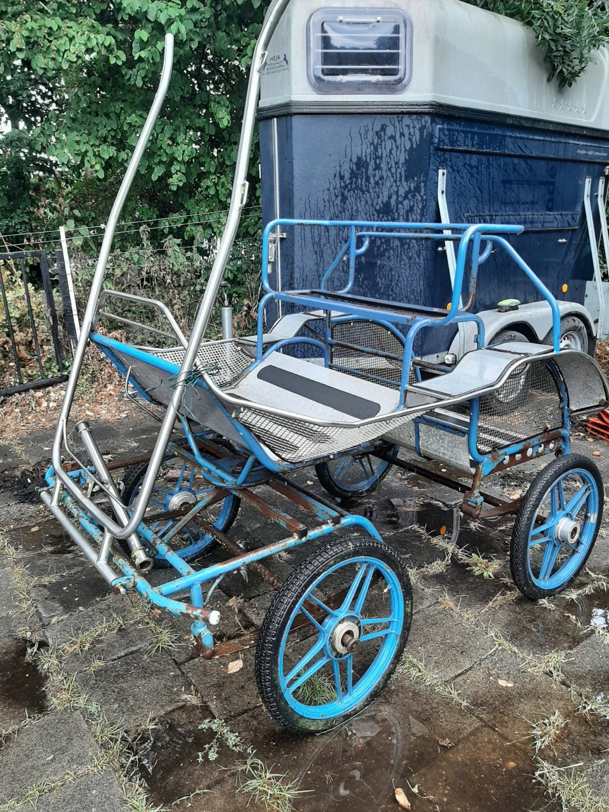 marahtonwagen shetlander, a pony, Dieren en Toebehoren, Ophalen