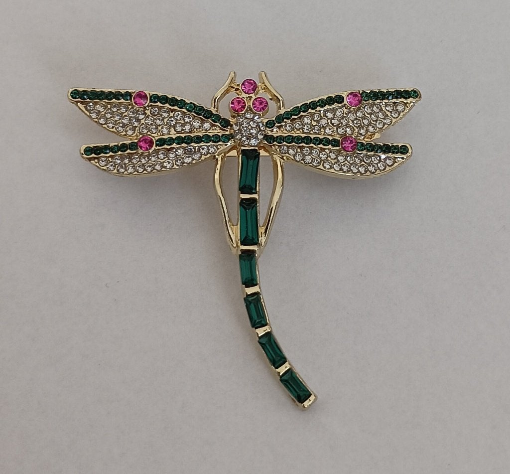 Libelle broche, Overige materialen, 4 tot 7 cm, Overige kleuren, Nieuw