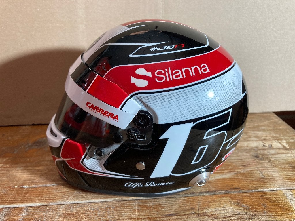 ✅ Charles Leclerc 1:2 helm 2018 Alfa Romeo Sauber CL16 F1, Verzamelen, Automerken, Motoren en Formule 1, Ophalen of Verzenden