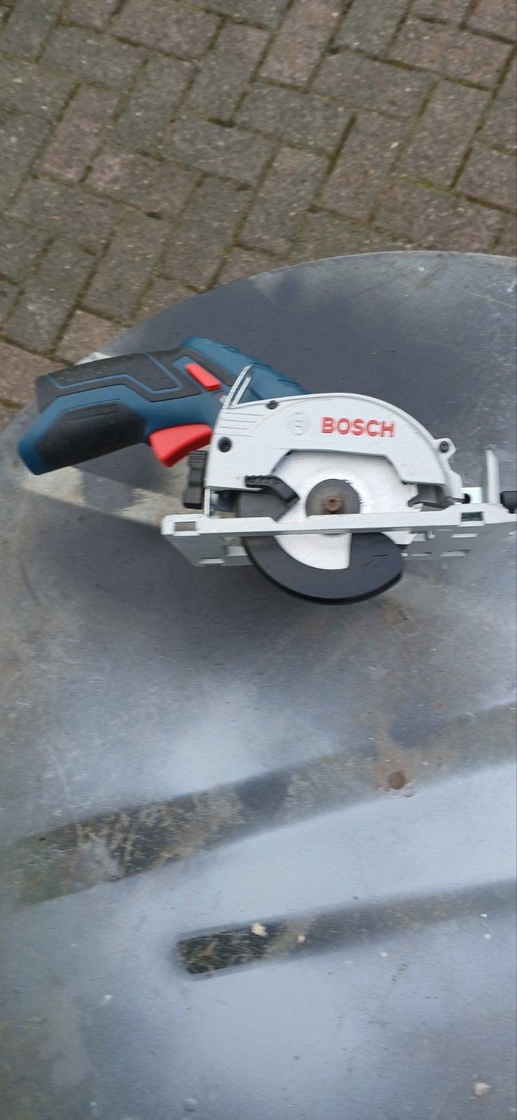 bosch cirkelzaag ., Decoupeerzaag, Ophalen of Verzenden, Zo goed als nieuw, 30 tot 70 mm