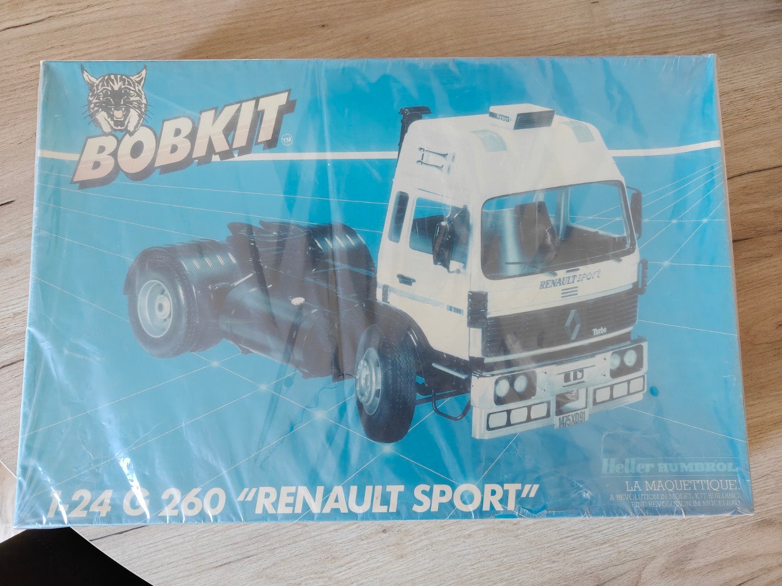 Heller Humbrol Bobkit Renault G260 Renault sport 1:24, Ophalen of Verzenden, Nieuw, Truck, Heller