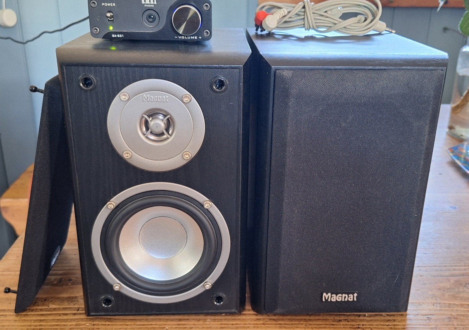 Magnat Monitor 110 speakers met 2x20W versterker, Audio, Tv en Foto, Luidsprekers, Ophalen of Verzenden, Magnat