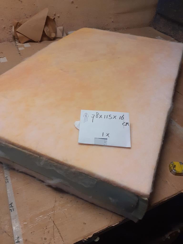 Schuimrubber kussen 1x, Huis en Inrichting, Woonaccessoires | Kussens, Ophalen, Gebruikt, Rechthoekig
