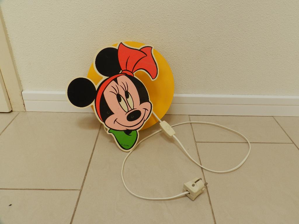 Wandlamp Minnie Mouse, Ophalen of Verzenden, Gebruikt, Lamp