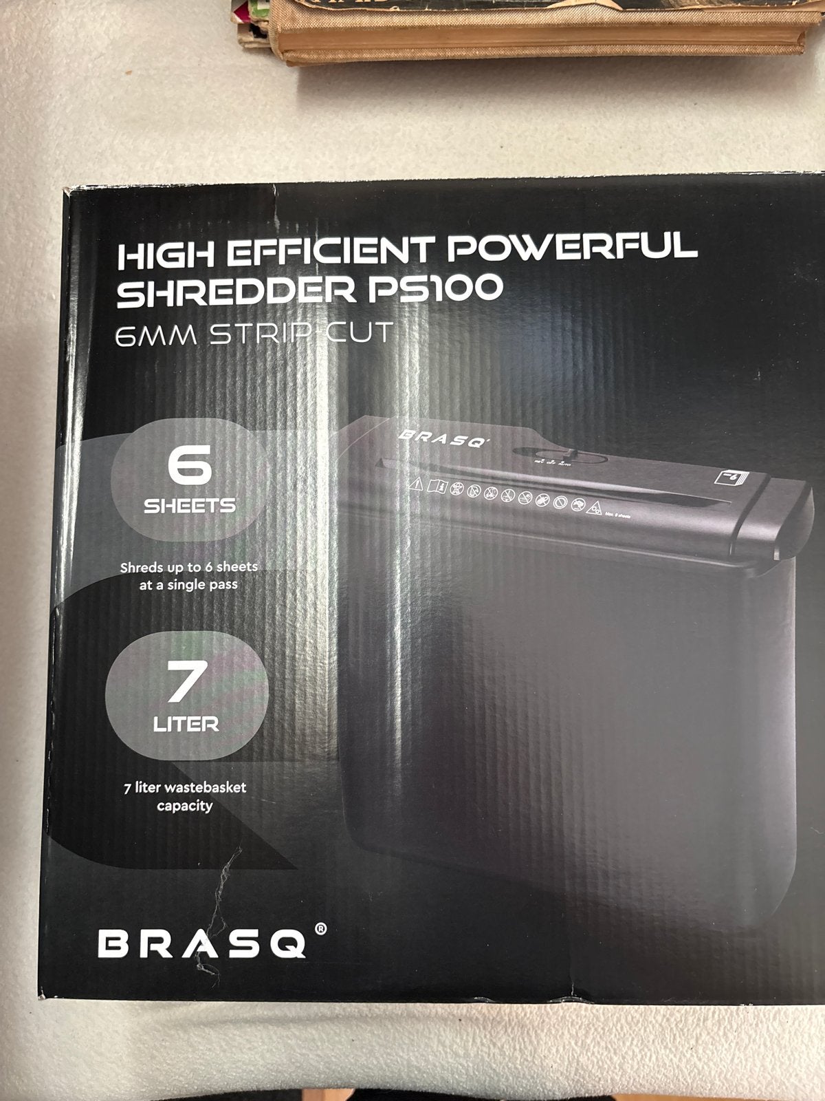 BRASQ Shredder PS100 - Nieuw in doos, Ophalen of Verzenden, Nieuw in verpakking, Overige typen