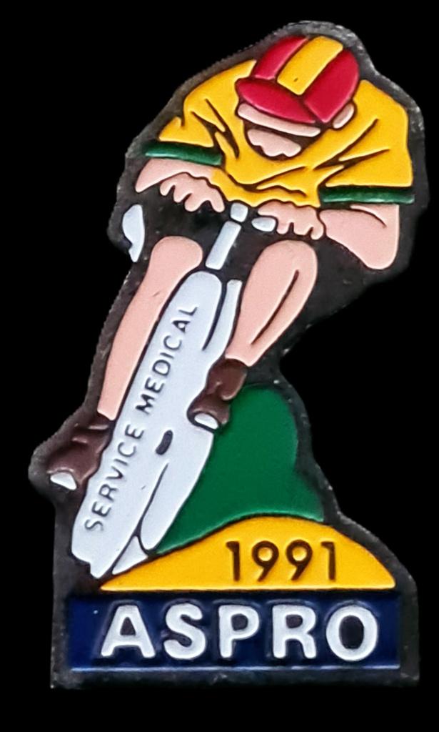 Tour de France 1991 Aspro pin, Verzenden, Nieuw, Sport, Speldje of Pin