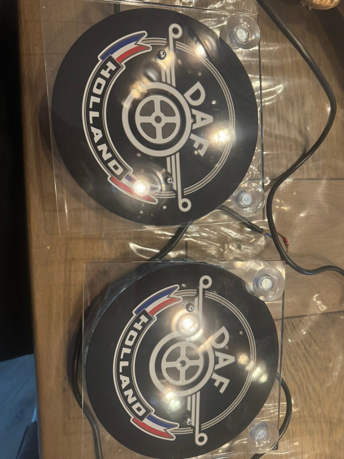 2 lichtbakjes daf deense pluche, Auto-onderdelen, Ophalen of Verzenden, DAF