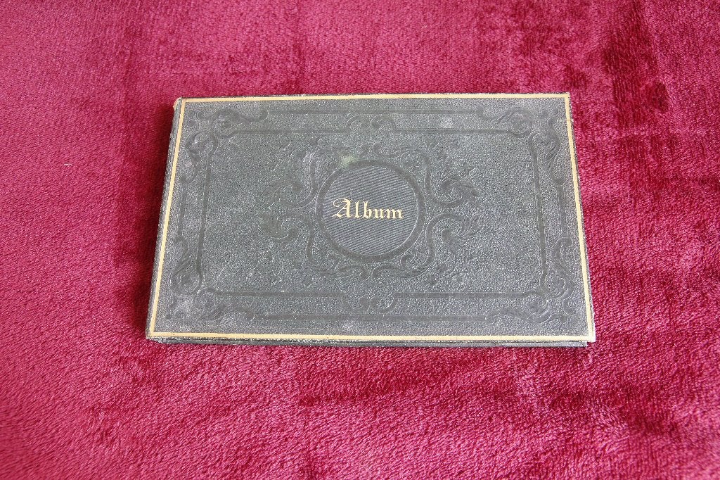 Album amicorum. Oud doosje met brief 1840. Zeldzaam, Ophalen of Verzenden