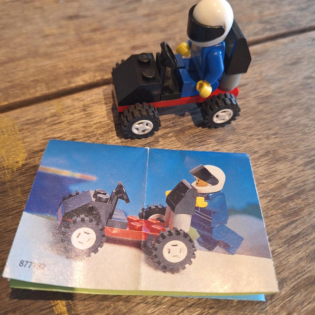 Vintage LEGO Autootje Set 1760 Compleet met Instructies, Compleet, Gebruikt, Overige thema's, Lego