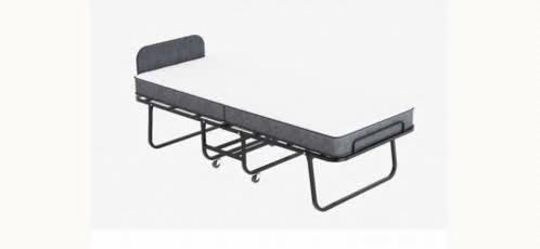 logeerbed opklapbed vouwbed koudschuim matras 90 x 200, Ophalen, Verstelbaar, 90 cm, Eenpersoons