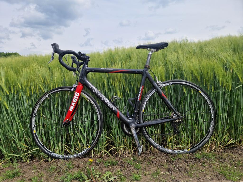 Jan Janssen racefiets - Carbon frame - Shimano Ultegra, Fietsen en Brommers, Gebruikt, Carbon, Meer dan 20 versnellingen, Ophalen