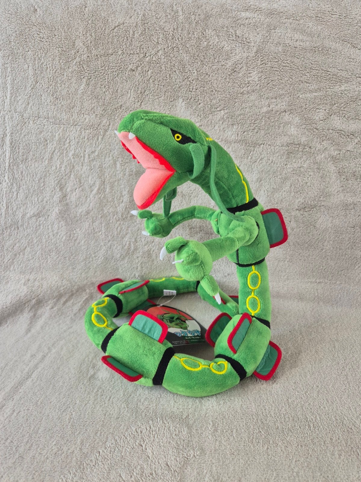 Pokémon Knuffel Rayquaza - NIEUW, Groen, Overige merken, Overige typen, Nieuw