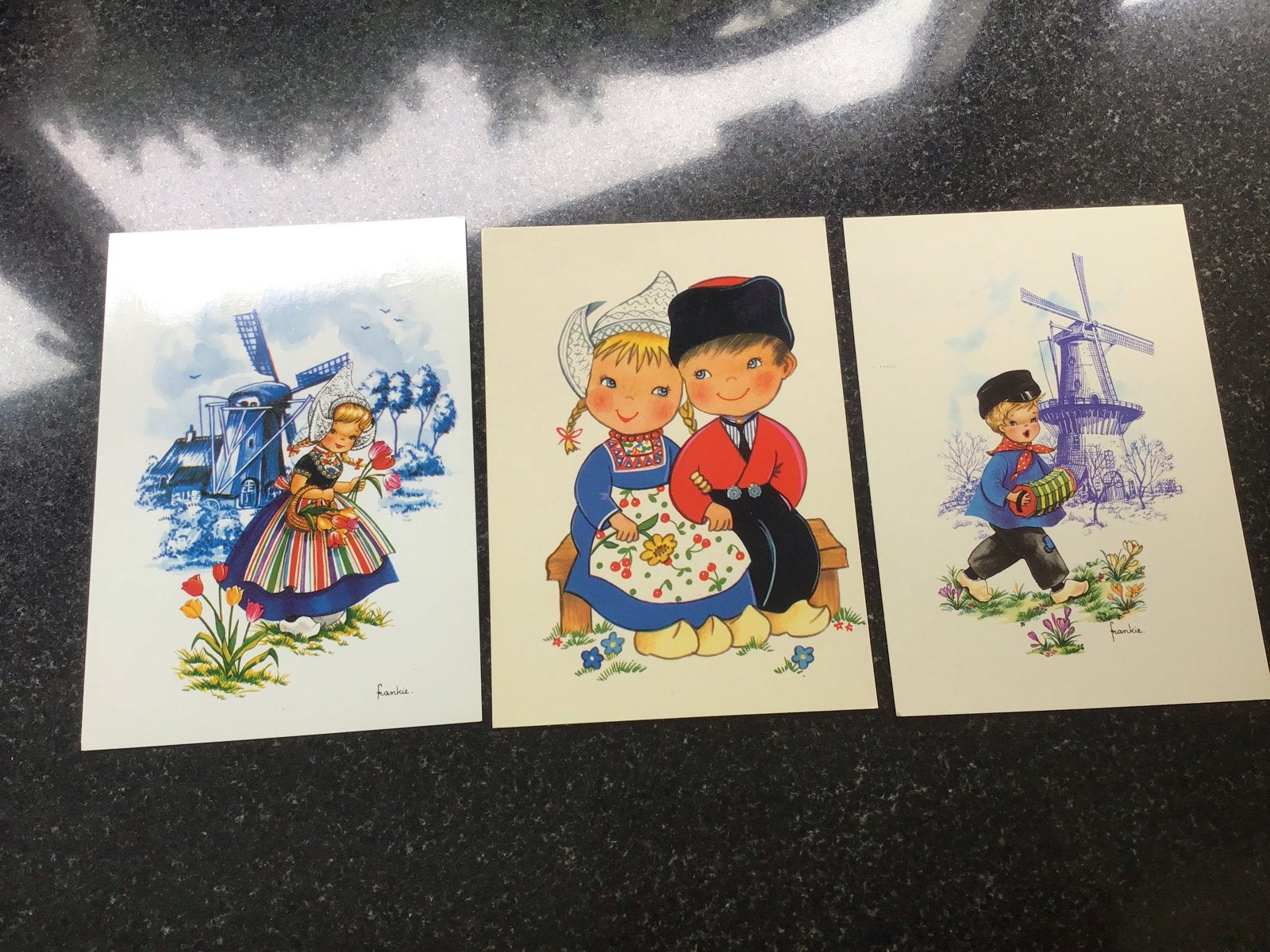 Set van 7 vintage Nederlandse ansichtkaarten, Ophalen of Verzenden, 1960 tot 1980, Gelopen