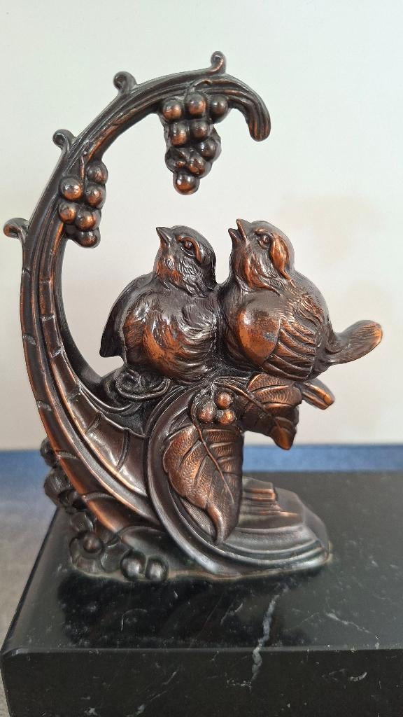 Art deco boekensteunen met vogels, Ophalen of Verzenden