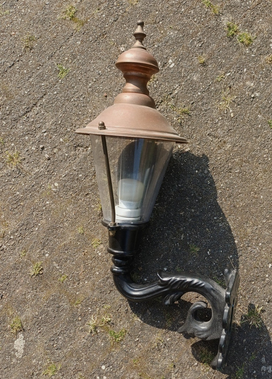 Klassieke gietijzeren buitenlampen, Tuin en Terras, Buitenverlichting, Ophalen, Wandlamp, Netvoeding, 50 tot 250 watt
