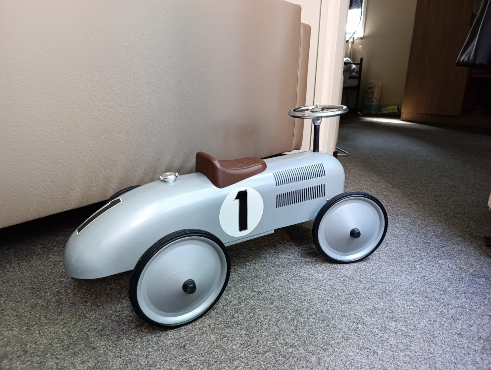 Retro Roller Loopauto Jean - Perfecte Staat, Ophalen of Verzenden, Gebruikt, Loopvoertuig
