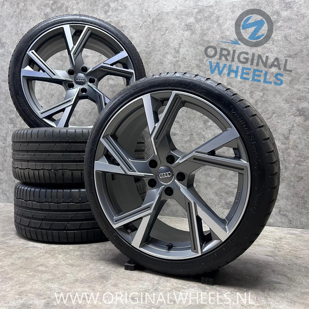 20 inch GMP Angel velgen + zomerbanden Audi A6 A8, Gebruikt, 255 mm, Banden en Velgen, Ophalen of Verzenden