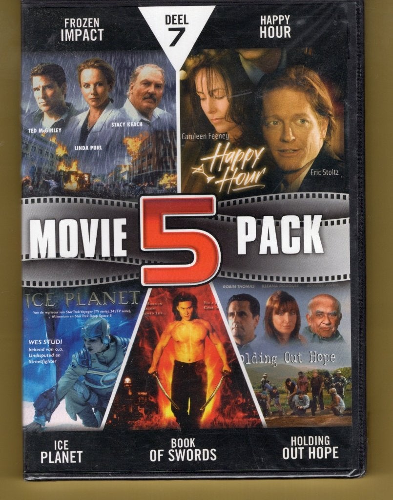 Movie5Pack  7 - Frozen Impact Ice Planet (Nieuw & Seal) DVD, Engels, Alle leeftijden, Nederlands, Actiethriller