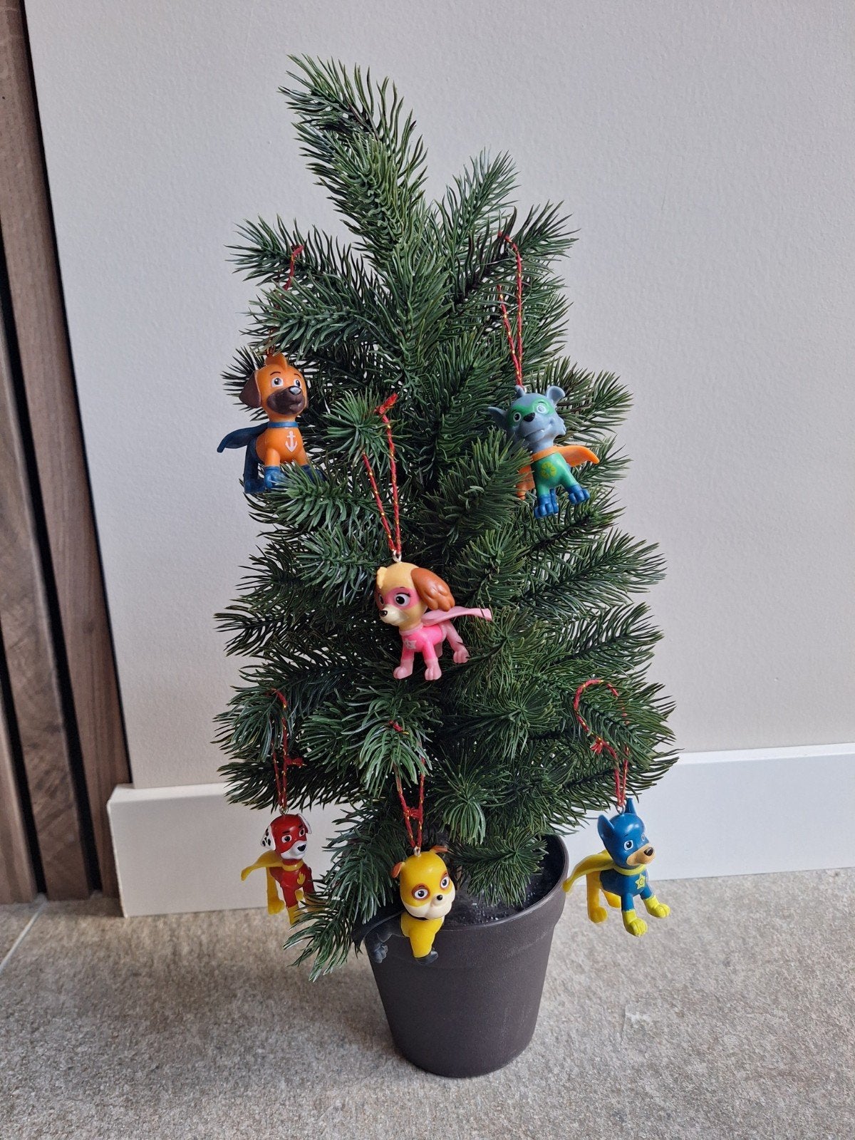 6 paw patrol kerstboom hangers ornament kerstbal versiering, Diversen, Ophalen of Verzenden, Nieuw