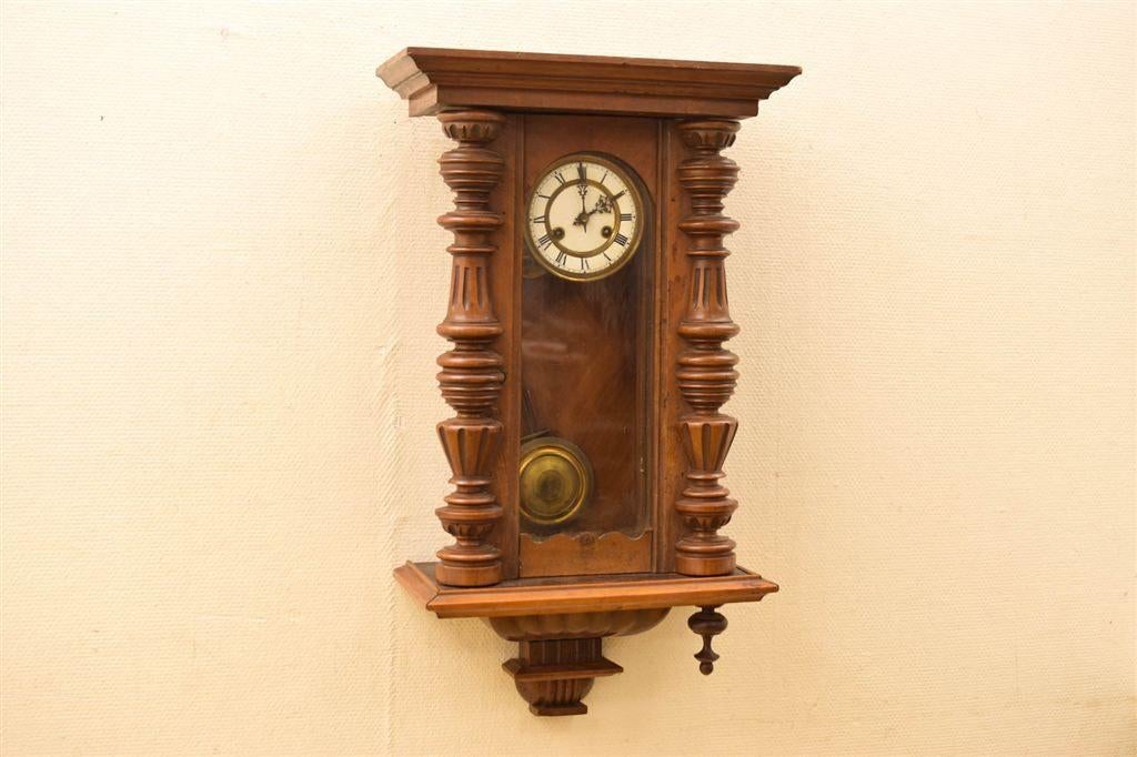 Paarden klok 46285, Ophalen of Verzenden, Gebruikt, Wandklok