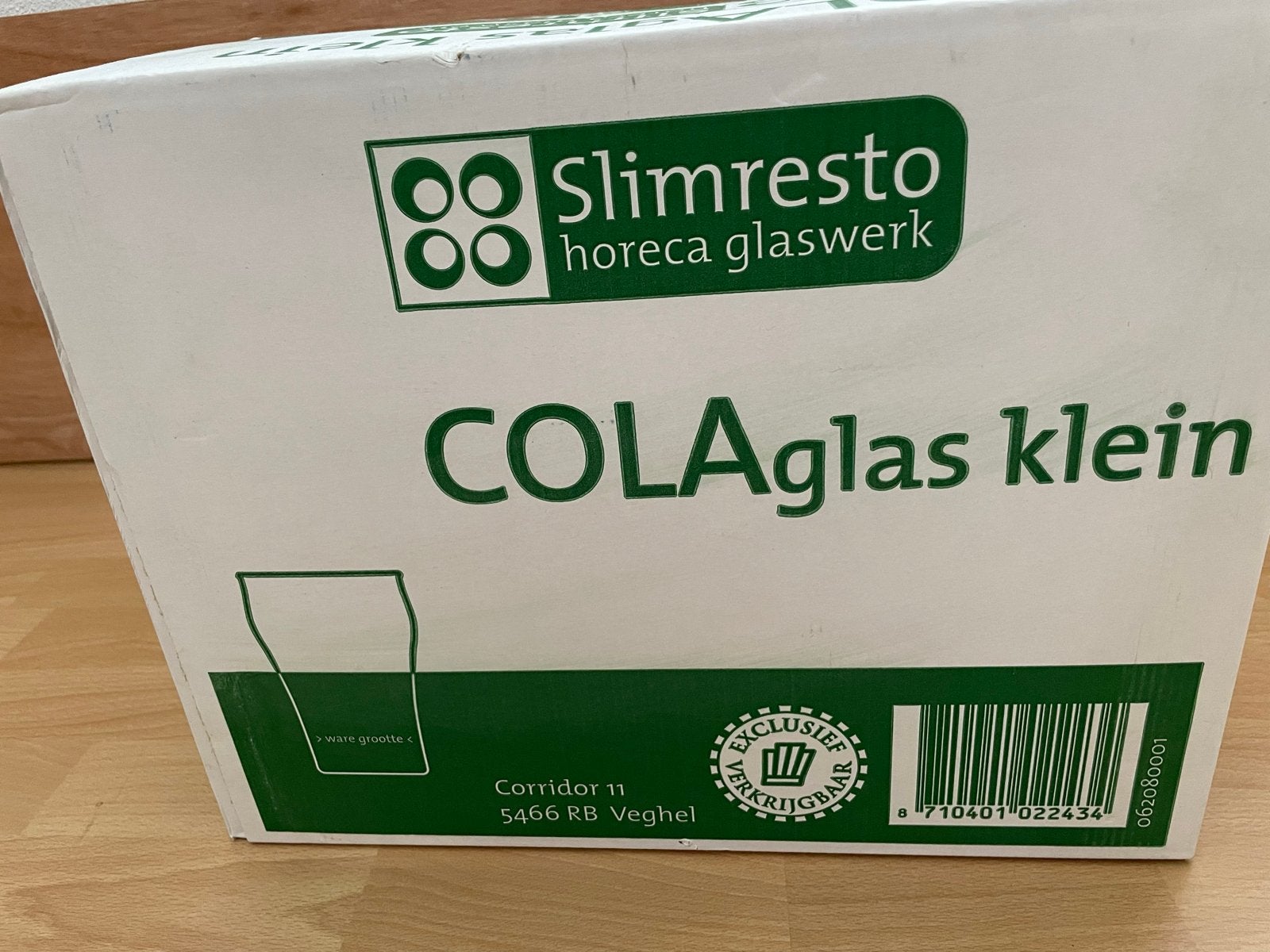 Slimresto Cola Glazen Klein - 72 stuks (deels nieuw), Verzamelen, Ophalen of Verzenden, Nieuw, Frisdrankglas