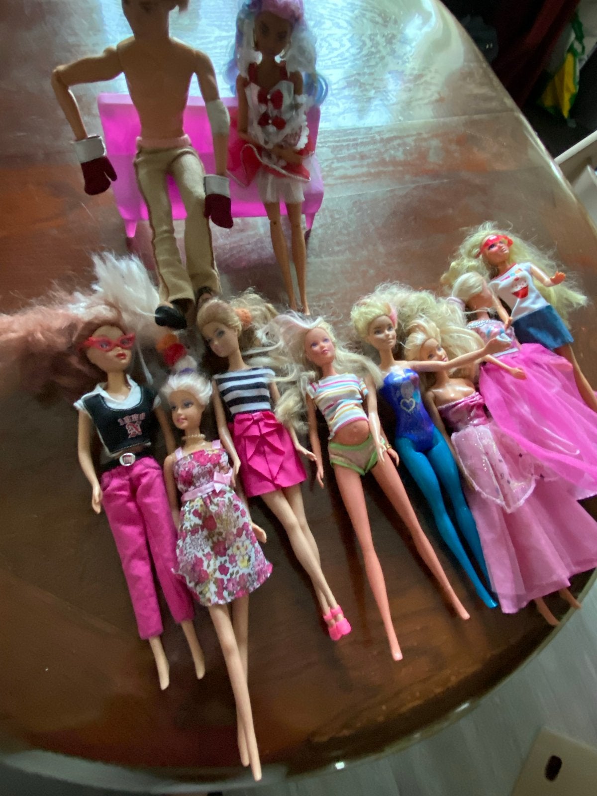 Grote Barbie collectie met accessoires en voertuigen, Ophalen, Gebruikt, Barbie