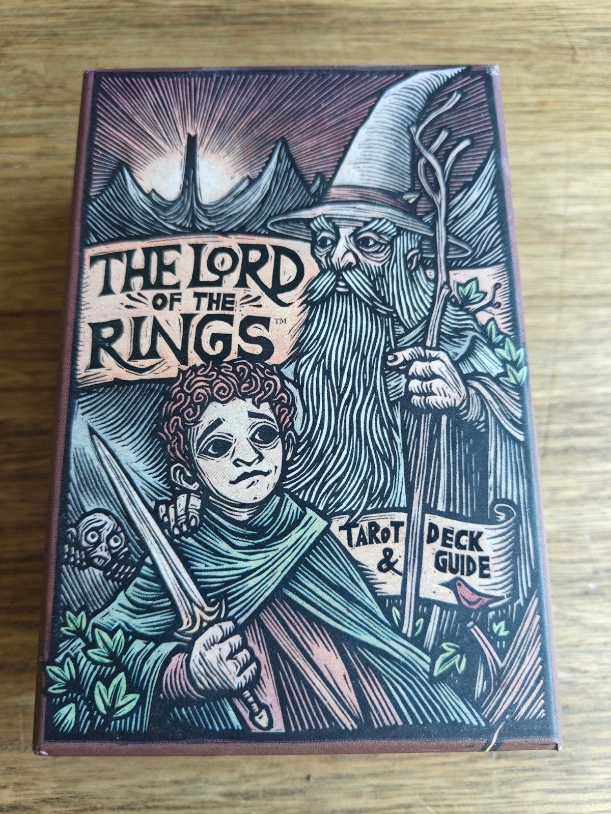 Lord of the Rings Tarot Deck & Guide - Zo goed als nieuw, Verzamelen, Ophalen of Verzenden, Zo goed als nieuw, Spel