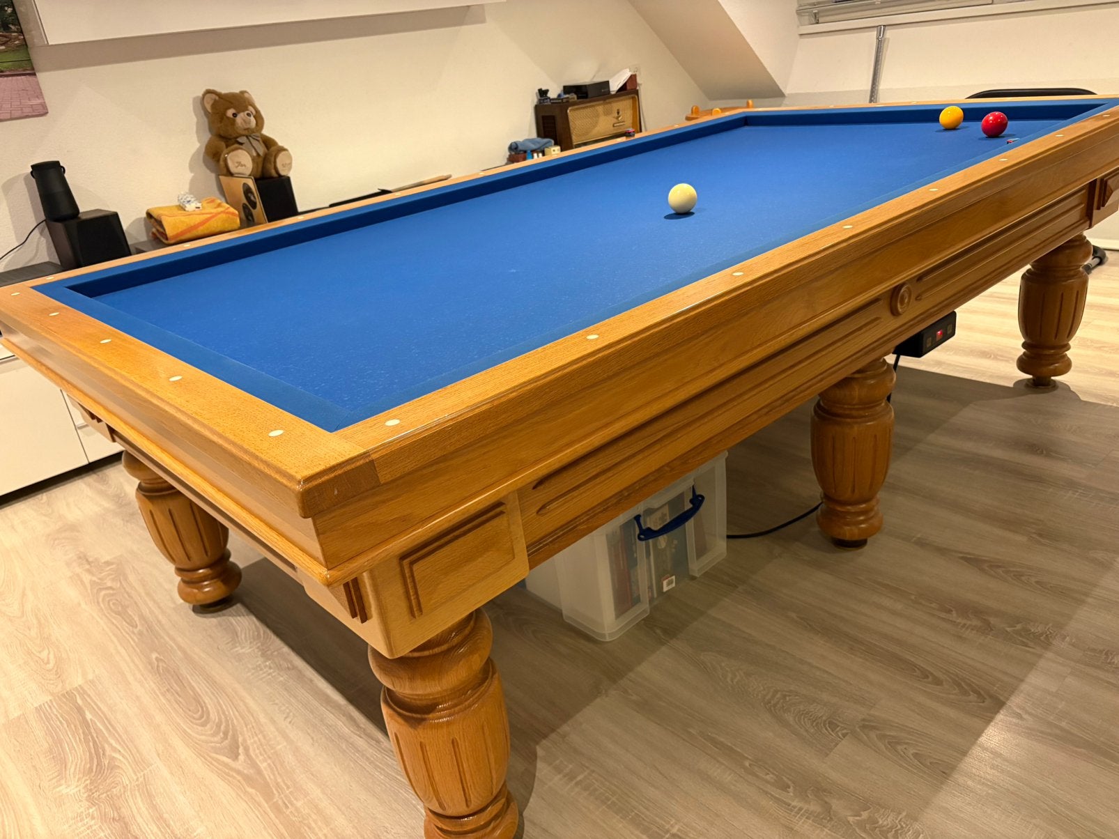 Verhoeven Louis IVX 230 x 115 (incl plaatsing), Ophalen, Info@dirksnip.nl, Biljarttafel, Zo goed als nieuw