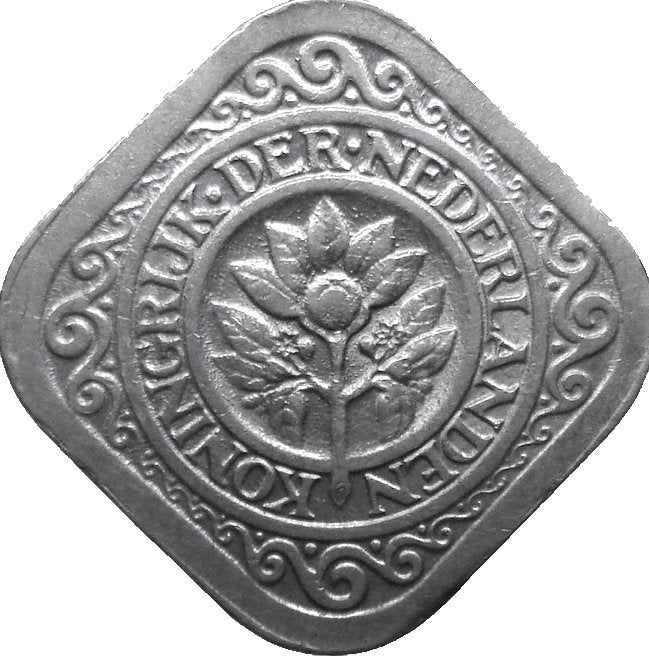 Nederland 5 cent 1936 (UNC-), Ophalen of Verzenden, Koningin Wilhelmina, 5 cent, Losse munt